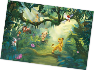 Leví kráľ - Nástenné maľby Komar 8-475 King Lion Simba 368 × 254 cm