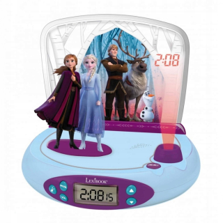 Elsa Frozen - Frozen Budík s projektorom s 3D zvukom