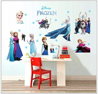Elsa Frozen - Mrazená krajina Ice Elsa Nástenné nálepky