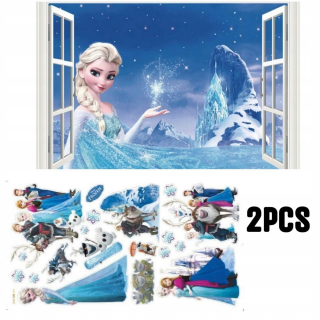 Elsa Frozen - Mrazená krajina Ice Elsa Wall Decal 43 x 70