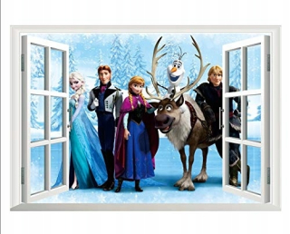 Elsa Frozen - Mrazená krajina Ice Elsa Wall Decal 45 x 60