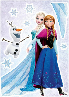 Elsa Frozen - Mrazená krajina Ice Elsa Wall Decal 50 x 70