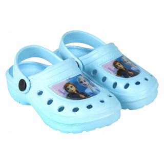 Elsa Frozen - Mrazené krajiny ľadových crocs chlops. 22/23
