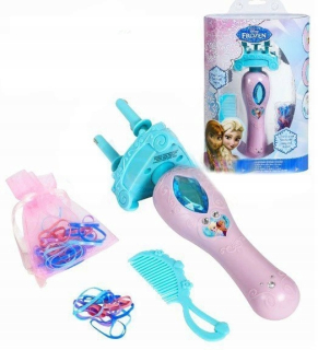 Elsa Frozen - Mrazená krajina ľadovej súpravy pre plechové vrkôčiky