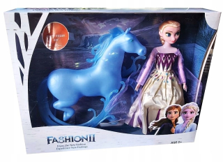 Elsa Frozen - Frozen Doll Elsa Horse Nokk Pozemok
