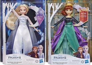 Elsa Frozen - Mrazené spev bábika Elsa Anna Krain Ice Zest
