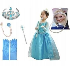 Elsa Frozen - Mrazené šaty Elsa Land of Ice 150cm Set