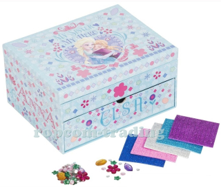 Elsa Frozen - Mrazená rakva. Šperky box zdobenie