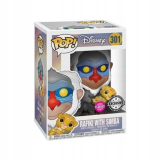 Leví kráľ - Funko pop figúrka rafiki so simba kráľom leva 301