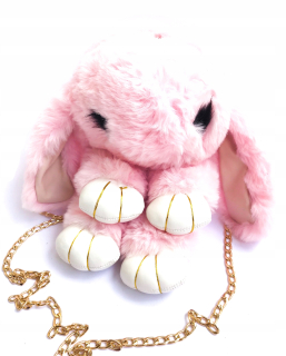 Detský batoh - Kožušina Trendy batoh BAG BUNNY BAG