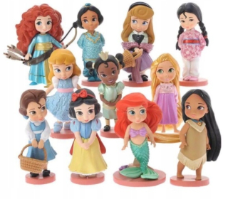 Disney Princess Figurine Set 11ks. 8cm