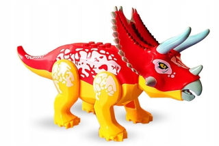 Jurský svet - Akcia Obrázok Jurassic World 20cm Red Triceratops