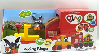 BING A PRIATELIA - Figurín Králik Bing Train Bingo Locomotive