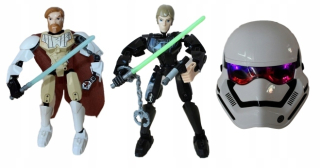 STAR WARS - Figúrka Luke + Obi Star Wars + Mask StrMower