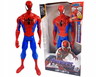 SPIDERMAN - Figurín Spiderman 30cm Avengers Zvukové svetlo