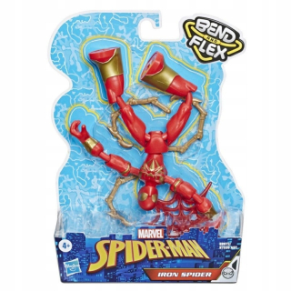 SPIDERMAN - Figurín Spiderman Bend a Flex Iron Spider