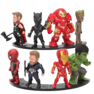 HULK - Čísla Marvel Avengers Infinity Panther Hulk 8ks
