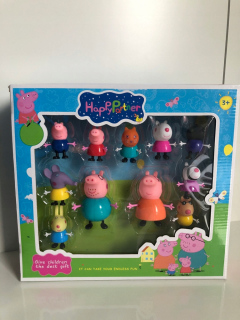 Pepa Pig - Peppa ošípané obrázky 11 kusov viacfarebné