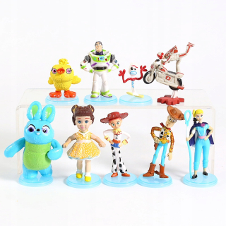 TOY STORY - Obrázky Toy Story 4 Skinny Jessie Buzz Astral 9 ks