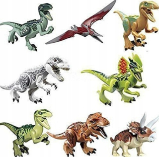 Jurský svet - Dinosaurus Figúrky Jursic World Park 8 kusov