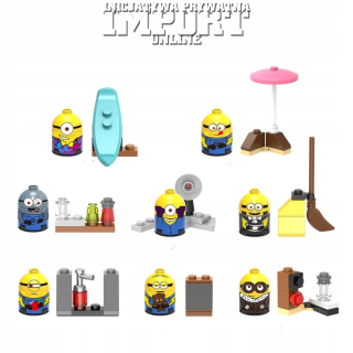 Mimoni - Čísla pre Lego - súbor pristávacích strojov, prisluhovadiel