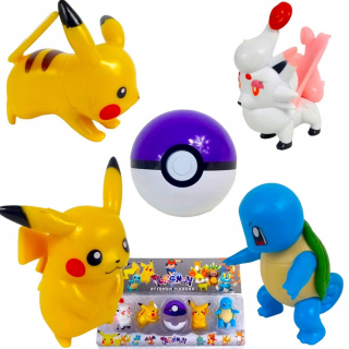 Pokémon GO Mega 5V1 – 4 figúrky, Pokéball a Pikachu