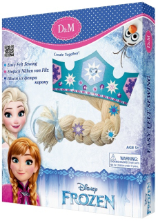 Elsa Frozen - Cítil ihličnanie krajiny ľadu korunu s vrkočom