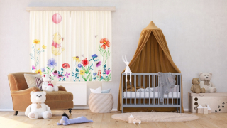 Medvedík Pú - Curtain Disney Winnie The POH, 180 x 160 -AG dizajn