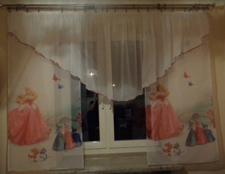 Záclony Curtain Disney pre deti Princesses