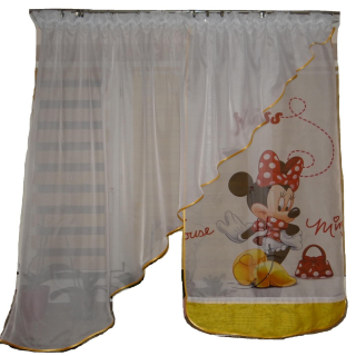 Minnie Mouse - Záclony curtain disney pre deti myš minnie