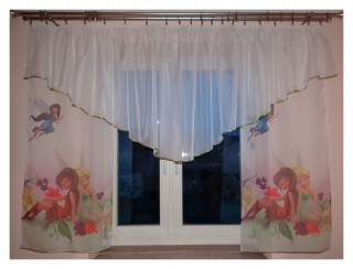 Minnie Mouse - Záclony curtain Disney pre detské víly