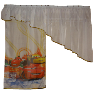 McQueen - Záclony Curtain Disney pre deti Autá Cars