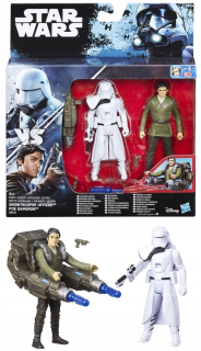 STAR WARS - Prvý dôstojník Snowtrooper + Poe Dameron Star Wars