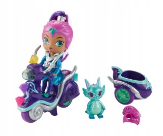 Fisher Price Shine i Shimmer Bábika Zeta v kolobežke - FHN31