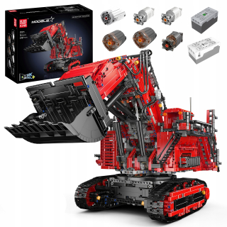 Mold King Technic RC Liebherr R 9800 Model stavebných blokov rýpadiel