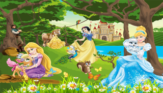 Nástenná nástenná rozprávka Princess Disney Fairy
