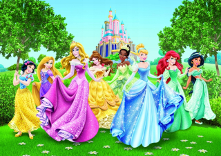Nástenné nástenné maľby Disney Princess 360 x 254 -AG dizajn