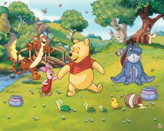 Medvedík Pú - Nástenné nástenné maľby KUBUS POOH POOH DISNEY 235X305CM