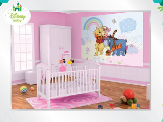 Medvedík Pú - Nástenné nástenné maľby KUBUŚ POOH 416X254CM POOH DISNEY