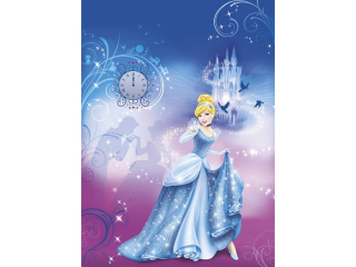 Popoluška - Nástenné maľby pre dievčatá Cinderella + Lepidlo Bargain