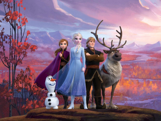 Elsa Frozen - Nástenné nástenné maľby Disney mrazené 2, 360 x 270 - AG dizajn