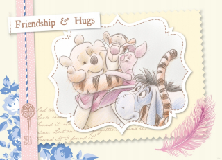Medvedík Pú - Nástenné nástenné maľby Winnie POOH, 360 x 270 - AG dizajn