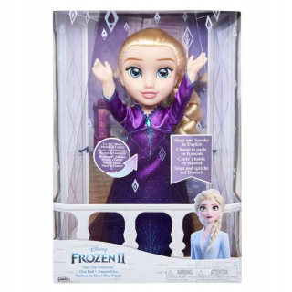 Elsa Frozen - Frozen 2 Elsa Singing v fialových šatách
