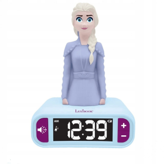 Elsa Frozen - Frozen Budík s nočnou lampou a 3D zvukom