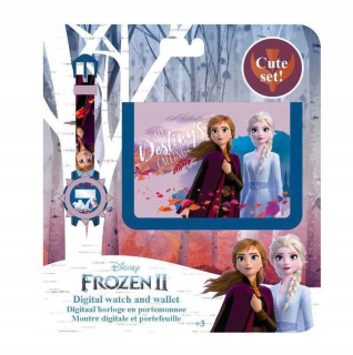 Elsa Frozen - Mrazená krajina Ice 2 peňaženky a hodinky