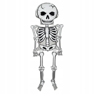 Závesný fóliový balón Giant Skeleton Halloween 113x320cm