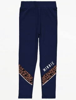 Minnie Mouse - George Leggings Navy Leopard Mouse Minnie 152-158