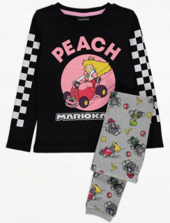 Super Mario - George Pajamas New 158 Super Mario Mariokart Peach
