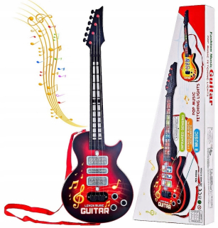 Rock gitara detské svet hra strunový nástroj