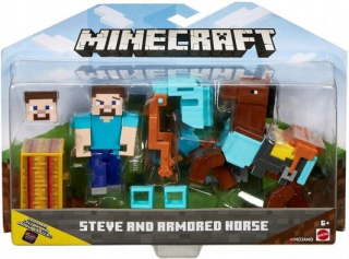 MINECRAFT  - GLC7. Minecraft. Steve a Horse Set v Armor